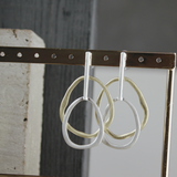 Elysian IN:STORE Pendiente de 2 tonos chapado en oro