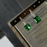 Audrey IN:STORE Emerald Huggie Ørering, DNSK København Sølvbelagt, DNSK København