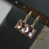 Audrey IN:STORE Boucle d'oreille Rose Huggie Plaqué or