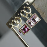 Audrey IN:STORE Boucle d'oreille Rose Huggie Plaqué or
