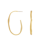 Elysian IN:STORE Organic Hoop Orecchino placcato oro