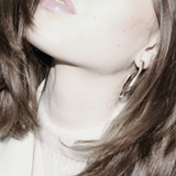 Elysian IN:STORE Organic Hoop Orecchino placcato oro