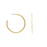 Tempeste IN:STORE Hoop Pendiente chapado en oro