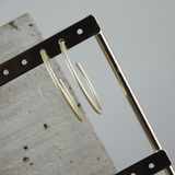 Tempeste IN:STORE Hoop Pendiente chapado en oro