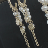 Audrey IN:STORE Cadena y Multi Perla Hoop Chapado en Oro