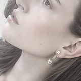 Audrey IN:STORE Pendiente 3 Dots baño de oro