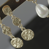 Audrey IN:STORE Pendiente 3 Dots baño de oro