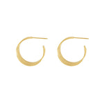 Courage Waterproof String Statement Hoop Earring 18K Gold Plating In BOX -DNSK Copenhagen