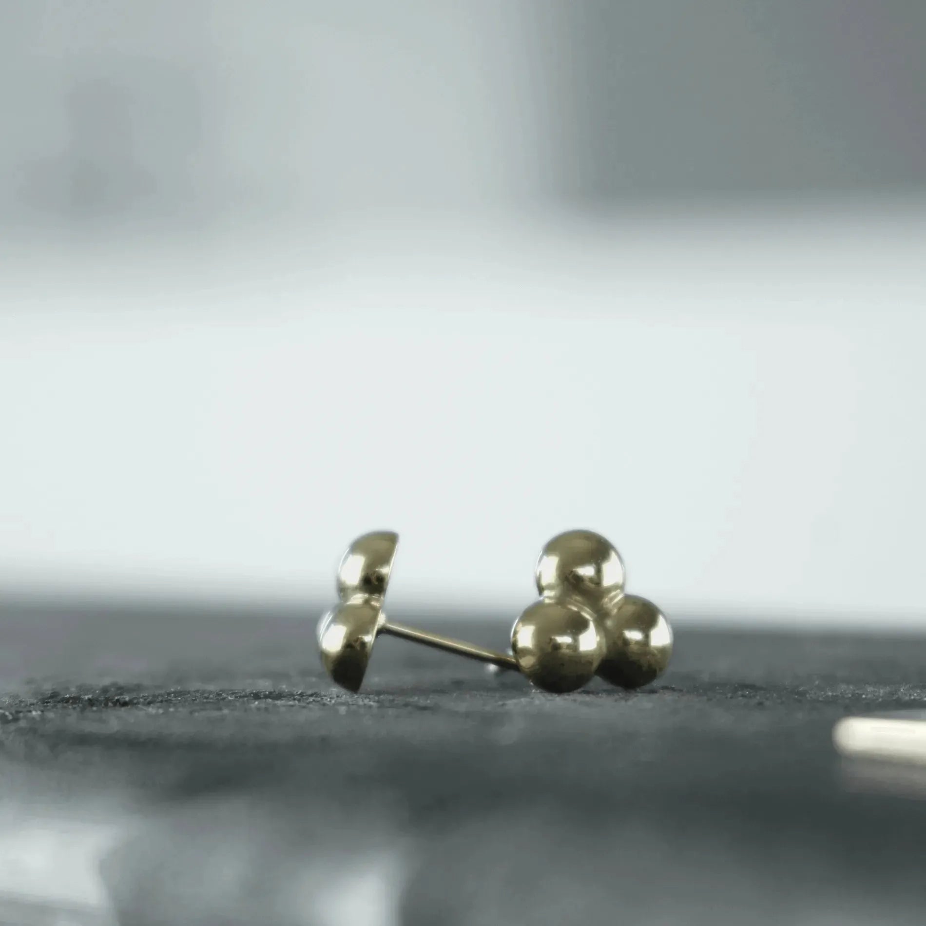 Passion Waterproof Triple Ball Earring 18K Gold PlatingDNSK Copenhagen