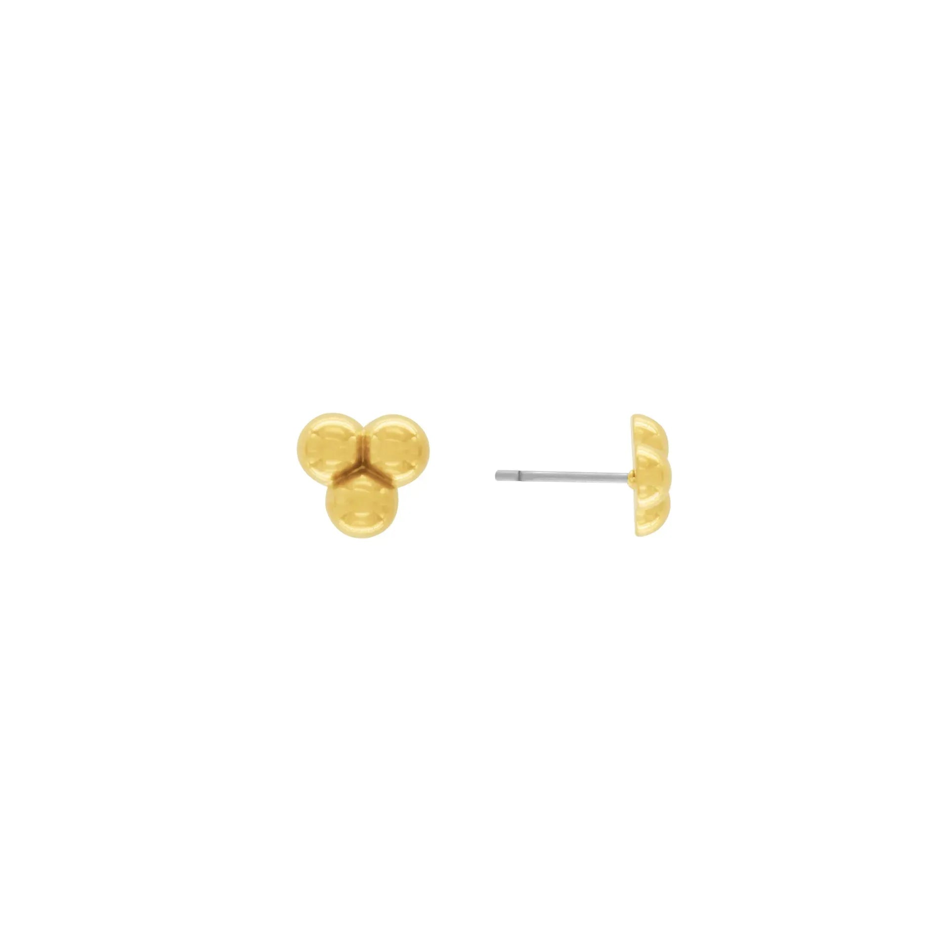 Passion Waterproof Triple Ball Earring 18K Gold PlatingDNSK Copenhagen
