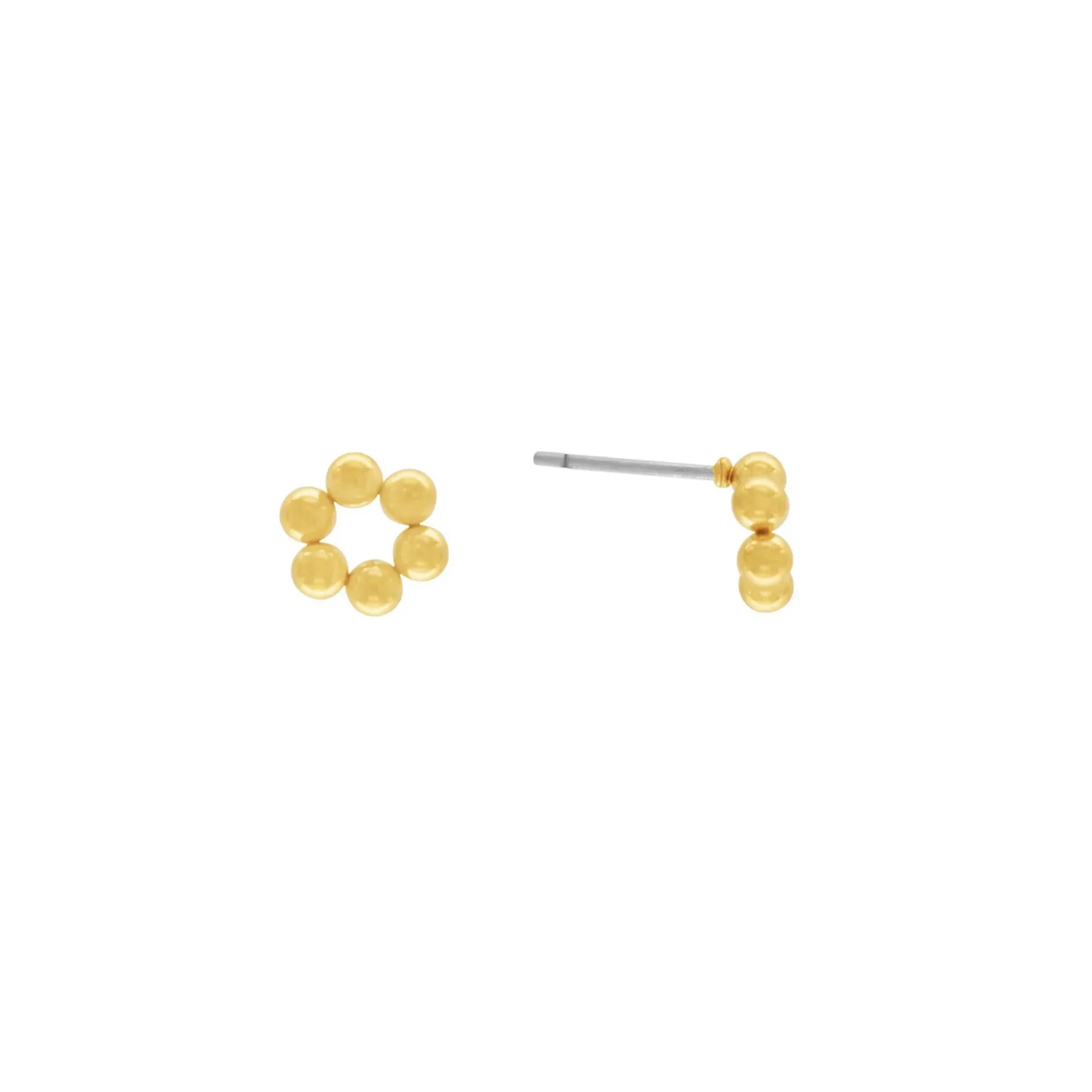 Passion Waterproof Circle Ball Earring 18K Gold PlatingDNSK Copenhagen
