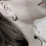 Joy Waterproof Clear CZ Double Hoop Earring 18K Gold Plating In BOX -DNSK Copenhagen