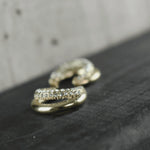 Joy Waterproof Clear CZ Double Hoop Earring 18K Gold Plating In BOX -DNSK Copenhagen