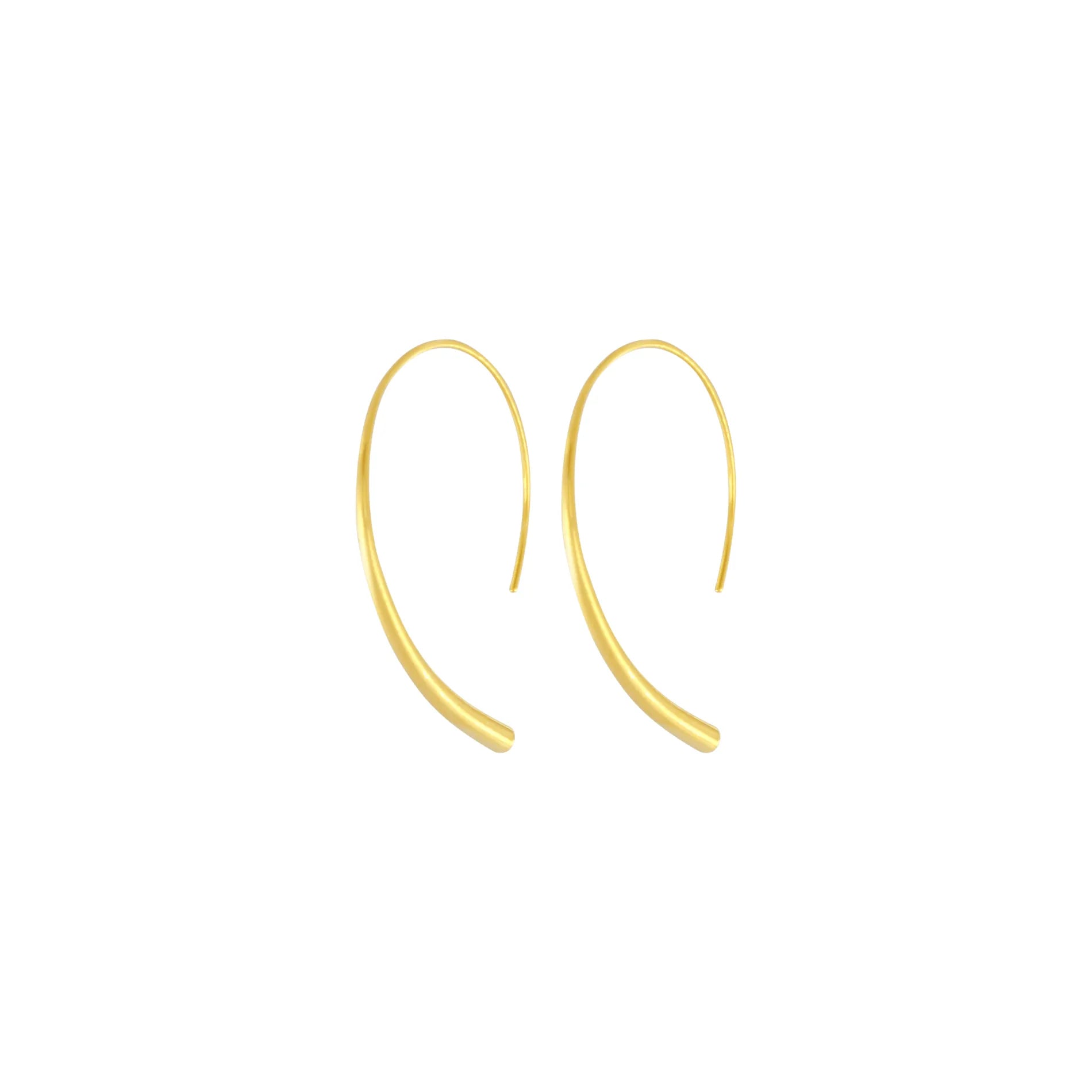 Passion Waterproof Simple Hoop Earring 18K Gold PlatingDNSK Copenhagen