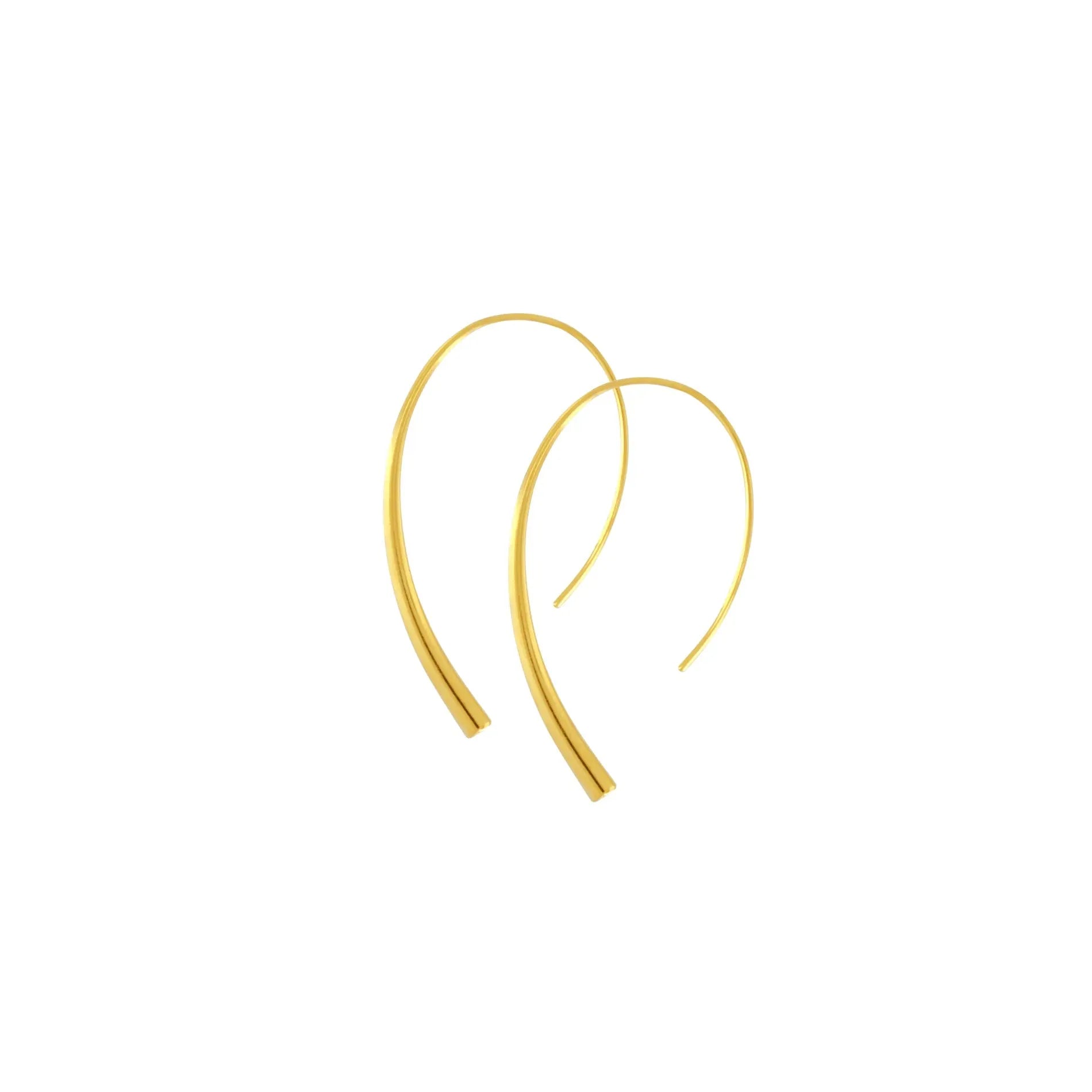 Passion Waterproof Simple Hoop Earring 18K Gold PlatingDNSK Copenhagen