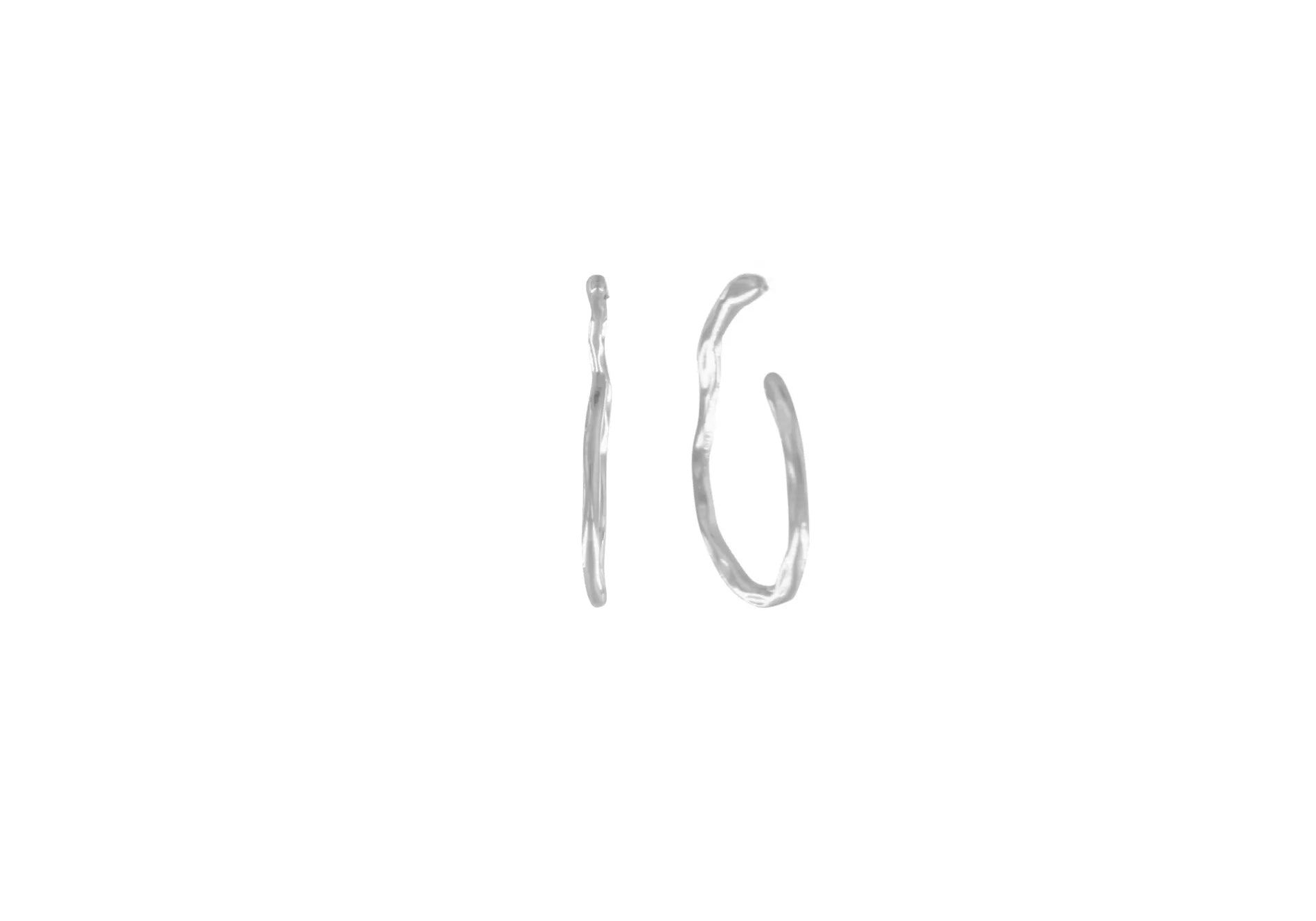 Courage Waterproof Organic Post Earring Silver Plating, Dansk Copenhagen