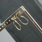 Passion Waterproof Organic Post Earring 18K Gold Plating, Dansk Copenhagen