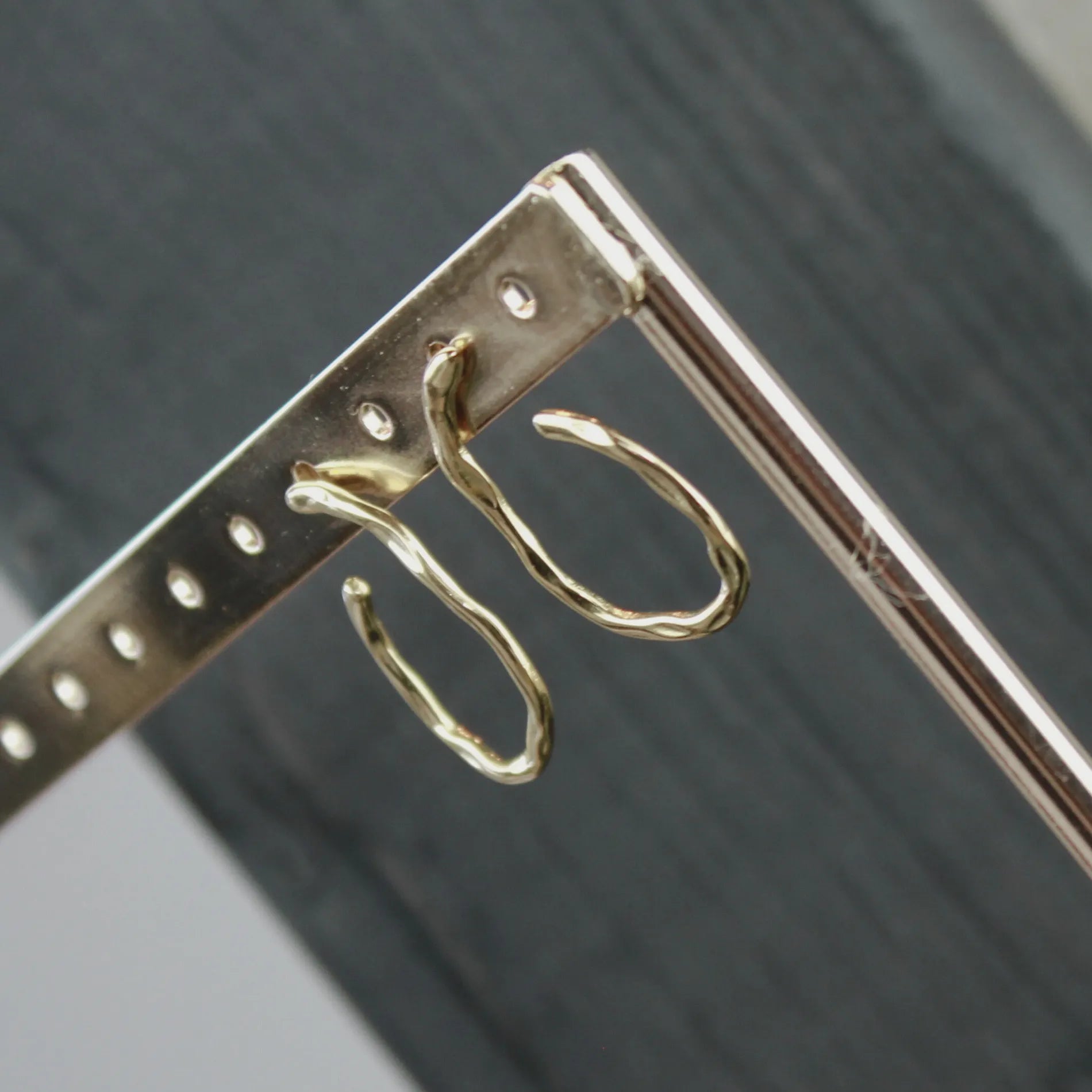 Passion Waterproof Organic Post Earring 18K Gold Plating, Dansk Copenhagen