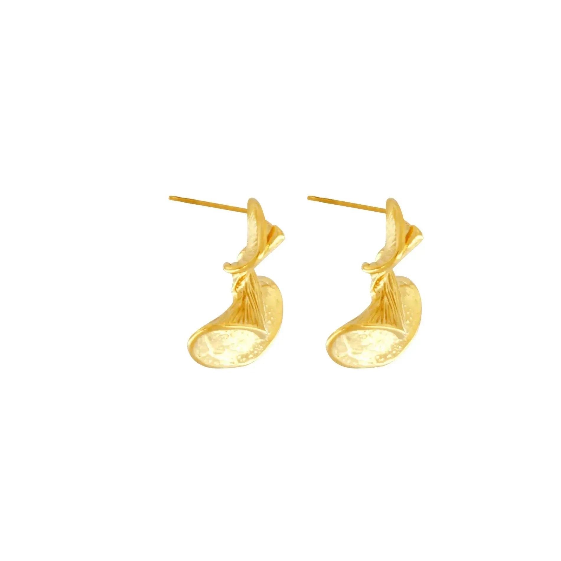Courage Waterproof Mini Twist Earring 18K Gold PlatingDNSK Copenhagen