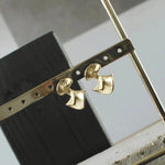 Courage Waterproof Mini Twist Earring 18K Gold Plating -DNSK Copenhagen