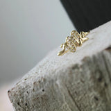 Joy Waterproof Snake CZ Hook Earring 18K Gold Plating, Dansk Copenhagen