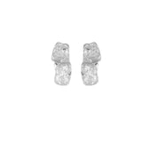 Courage Waterproof Square Statement Earring Silver Plating, Dansk Copenhagen