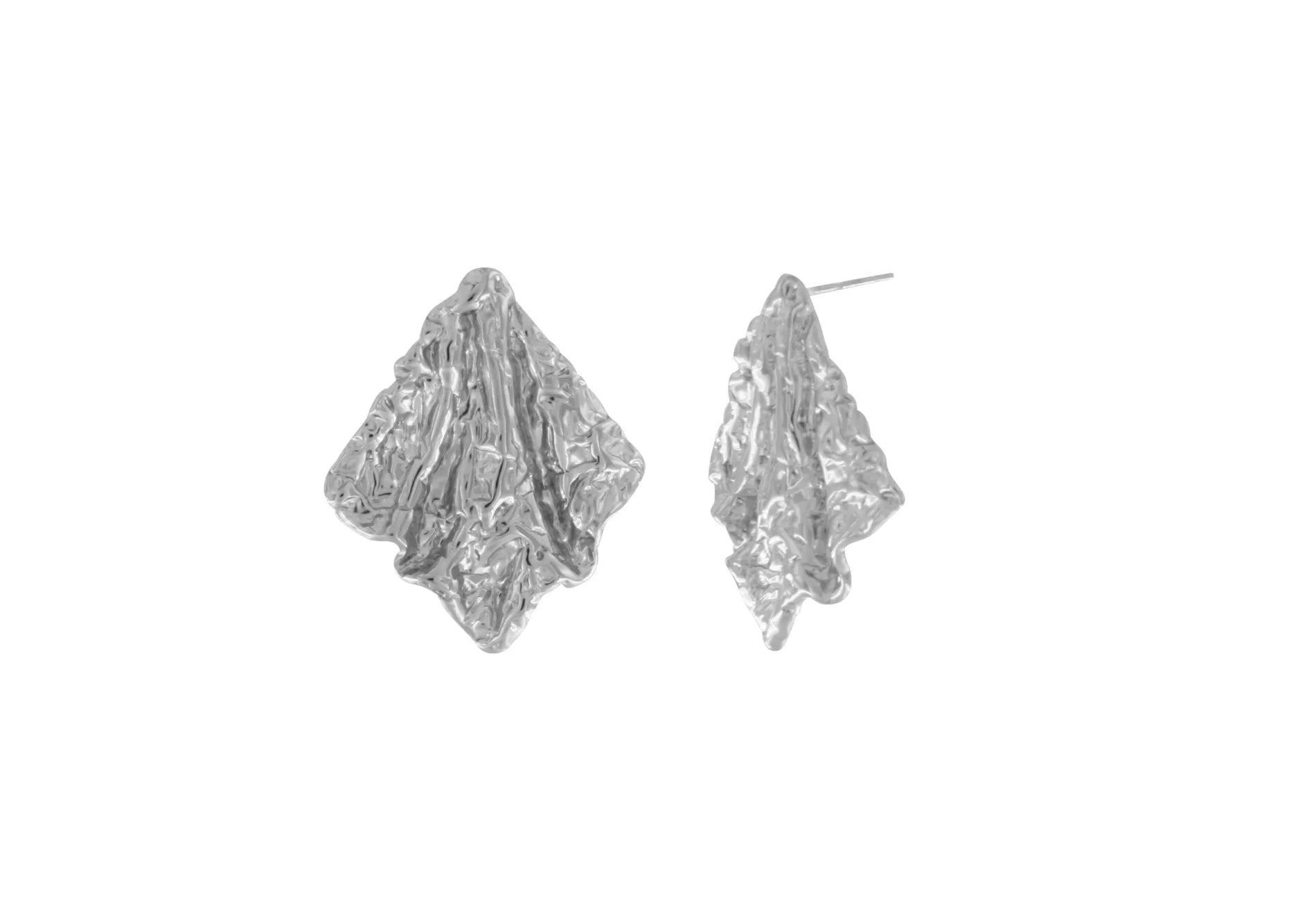 Courage Waterproof Rhombus Statement Earring Silver Plating, Dansk Copenhagen