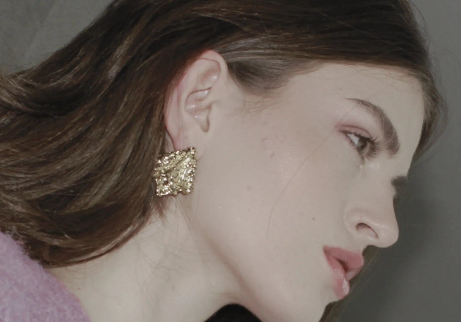 Courage Waterproof Rhombus Statement Earring Silver Plating, Dansk Copenhagen