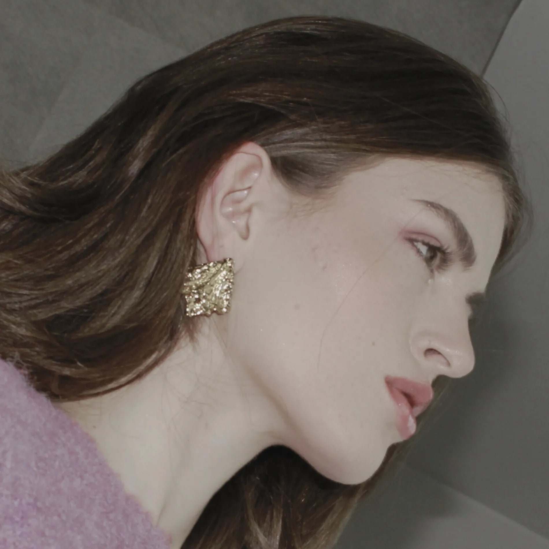 Courage Waterproof Rhombus Statement Earring Silver Plating, Dansk Copenhagen