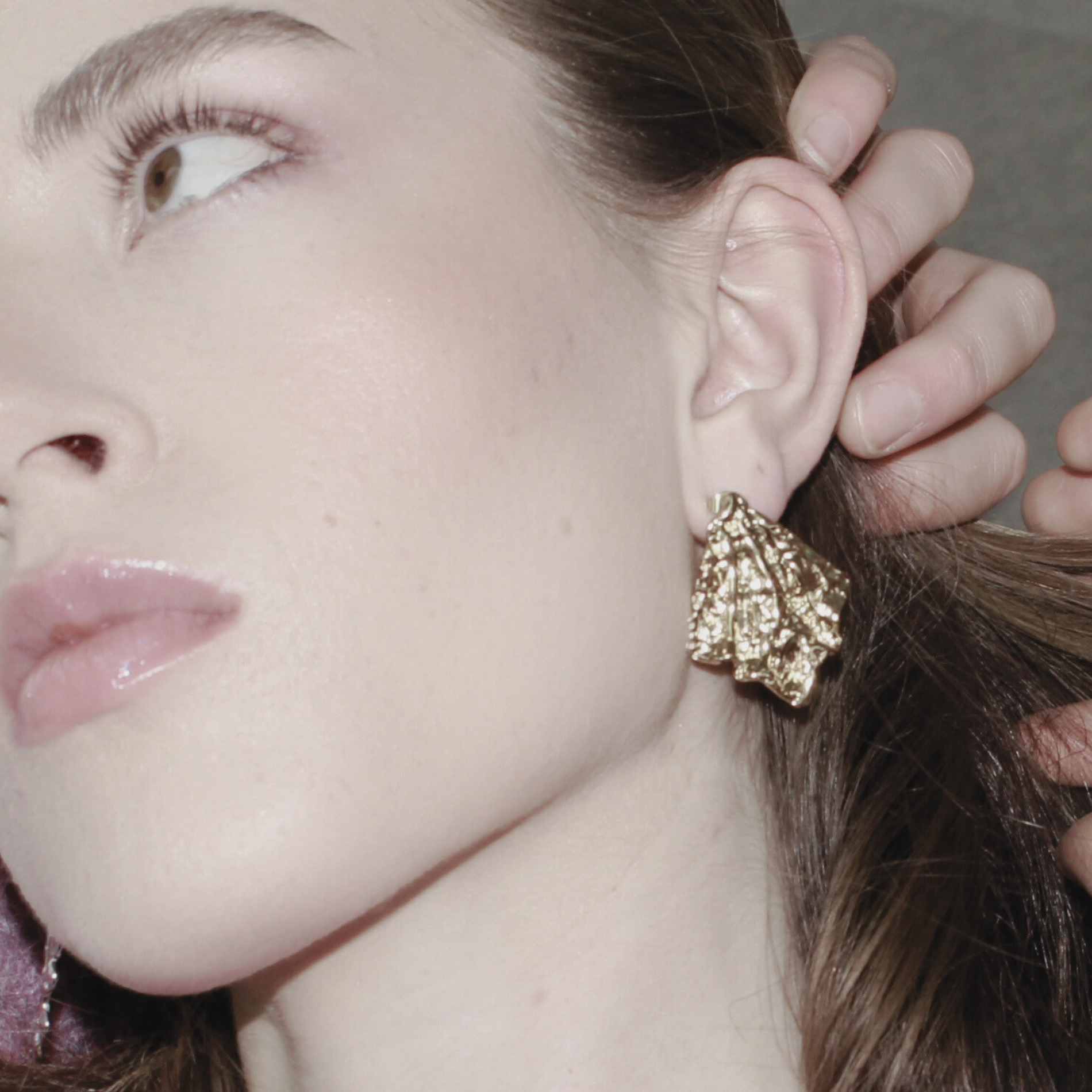 Courage Waterproof Rhombus Statement Earring Silver Plating, Dansk Copenhagen