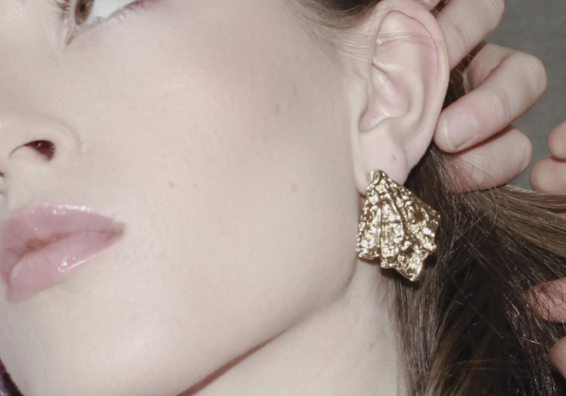 Courage Waterproof Rhombus Statement Earring Silver Plating, Dansk Copenhagen