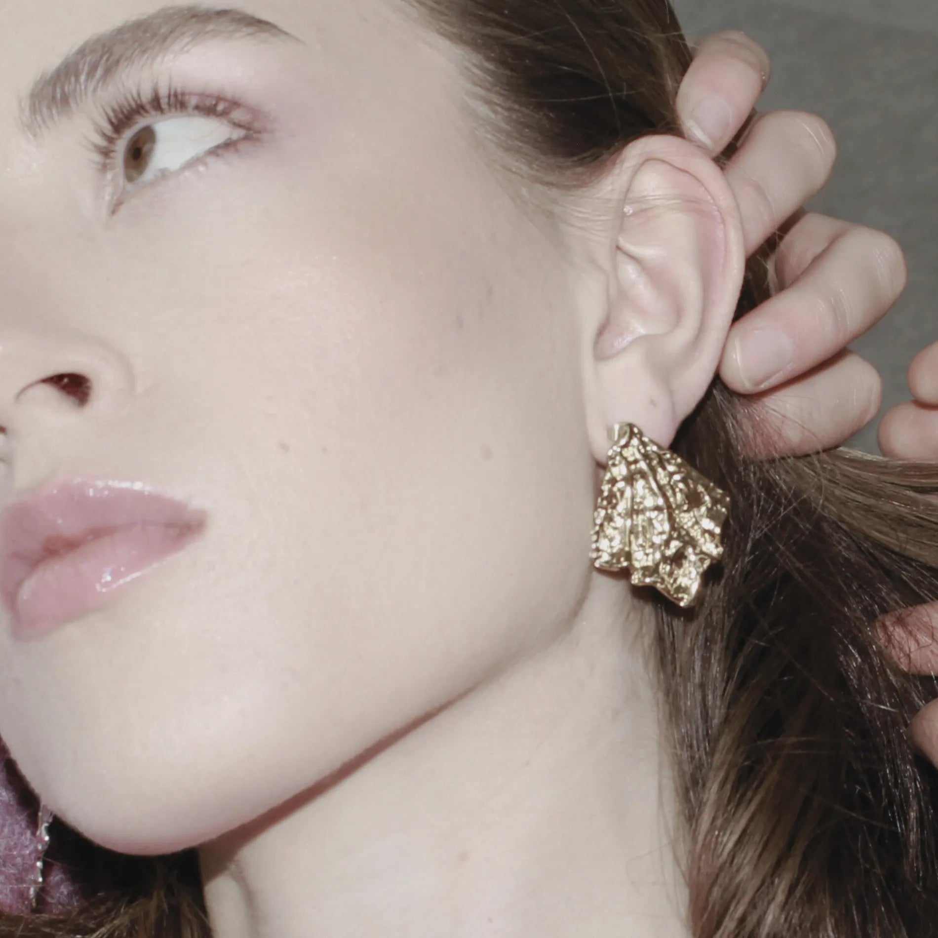 Courage Waterproof Rhombus Statement Earring Silver Plating, Dansk Copenhagen