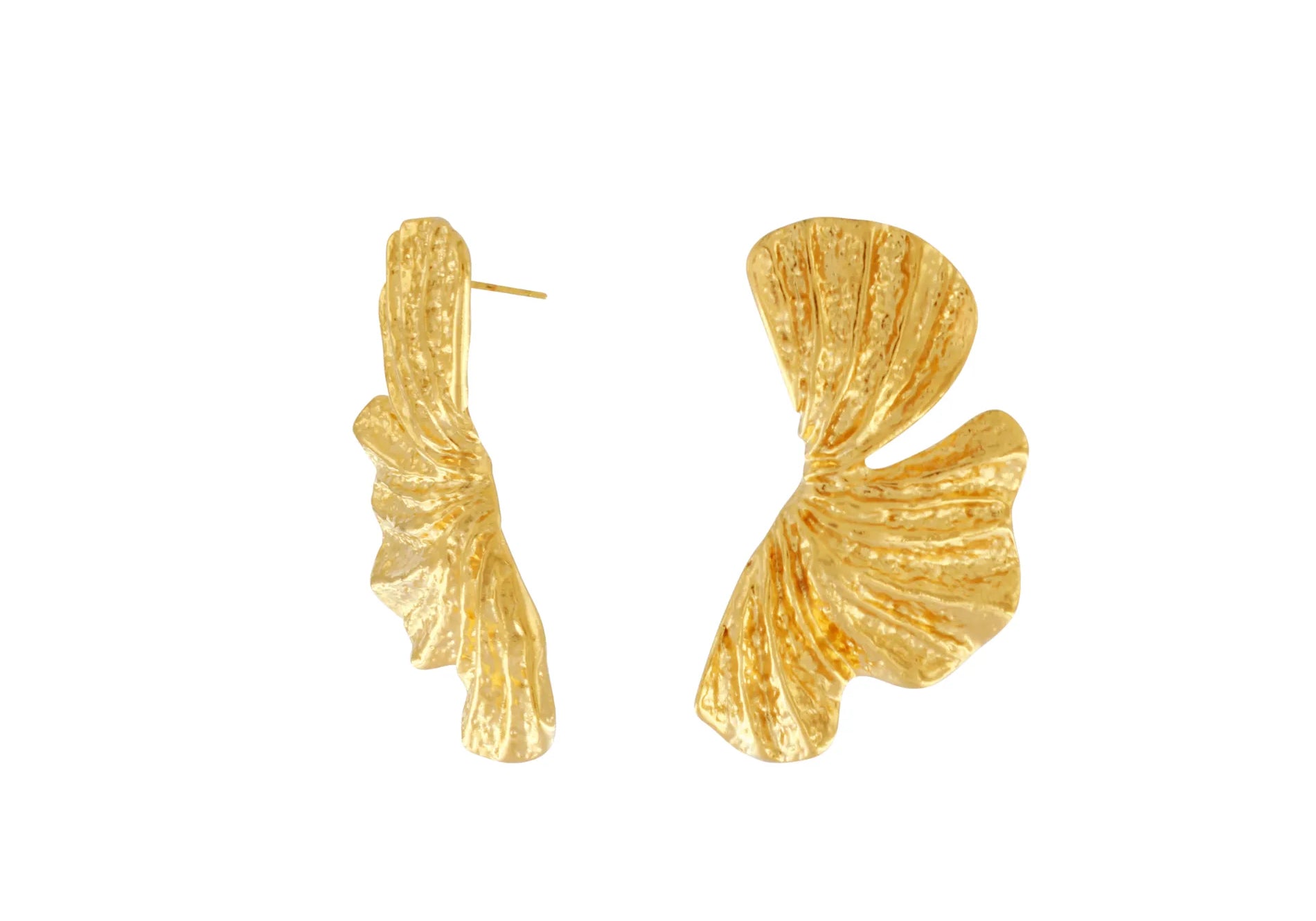 Courage Waterproof Gebogen oorbel 18K verguld, Dansk Copenhagen
