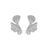 Courage Waterproof Curved Statement Earring Silver Plating, Dansk Copenhagen