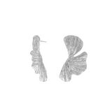 Courage Waterproof Curved Statement Earring Silver Plating, Dansk Copenhagen