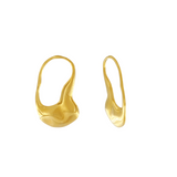 Courage Waterproof Artful Statement Earring 18K Gold Plating, Dansk Copenhagen