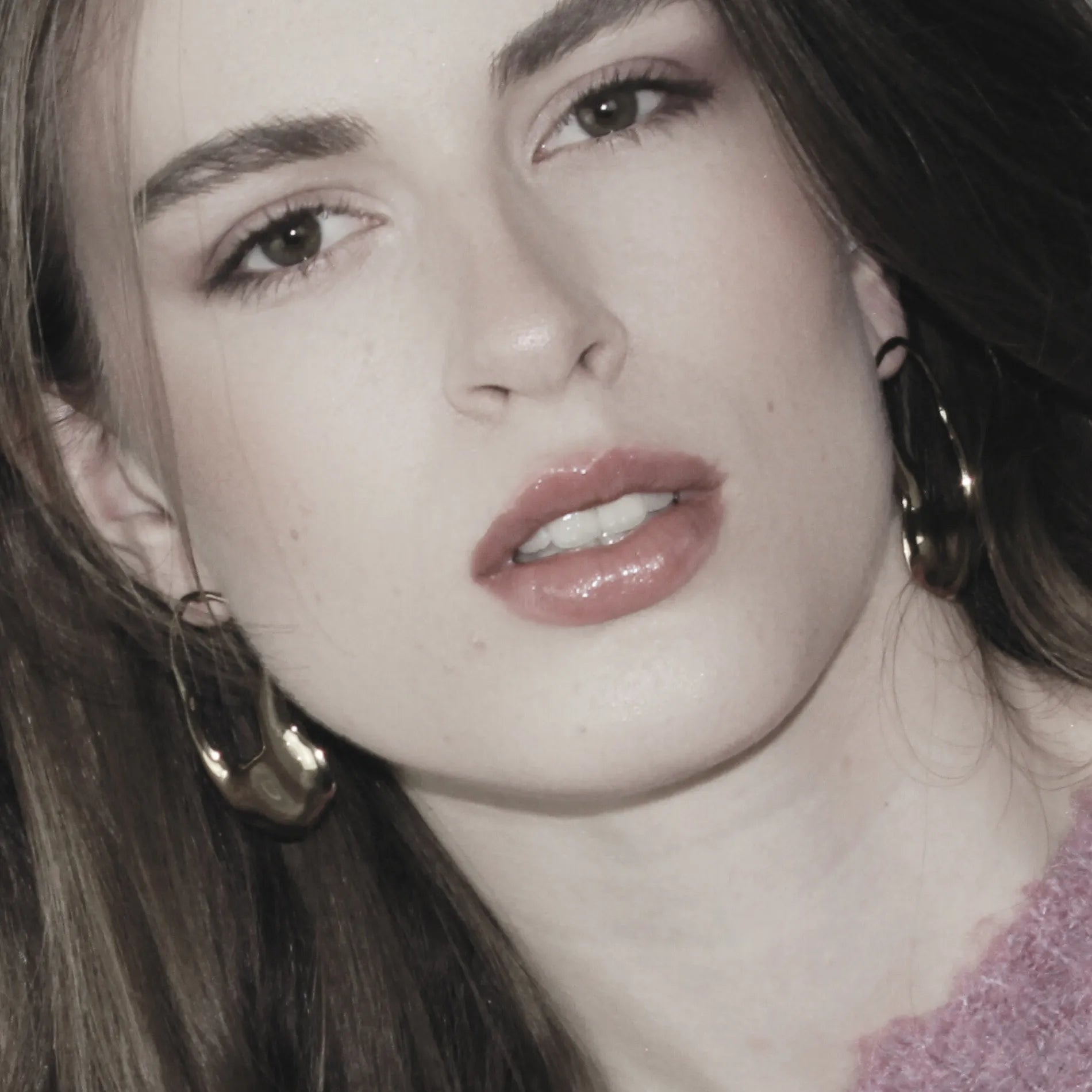 Courage Waterproof Artful Statement Earring Silver Plating, Dansk Copenhagen