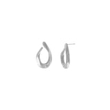 Courage Waterproof V Shape Statement Earring Silver Plating, Dansk Copenhagen