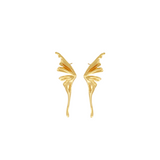 Courage Waterproof Wing Statement Earring 18K Gold Plating, Dansk Copenhagen