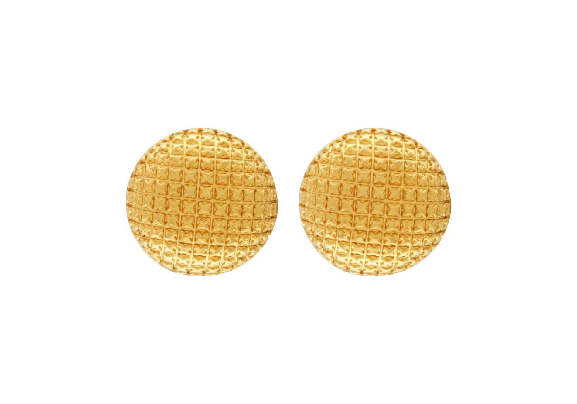 Courage Waterproof Ornament Statement Earring 18K Gold Plating, Dansk Copenhagen