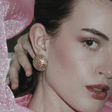 Courage Waterproof Ornament Statement Earring 18K Gold Plating, Dansk Copenhagen