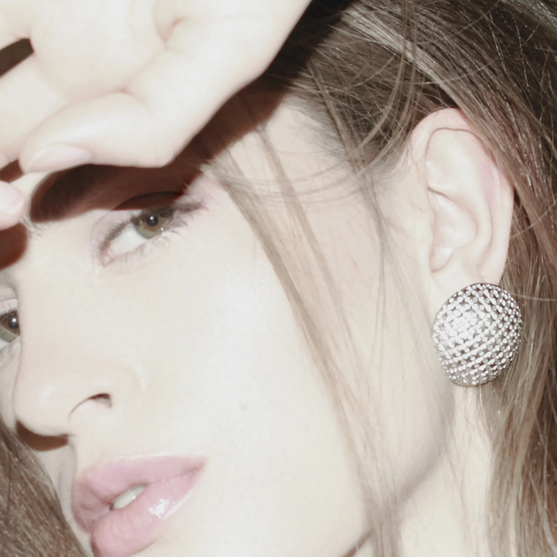 Courage Waterproof to Ornament Statement Earring Silver Plating, Dansk Copenhagen