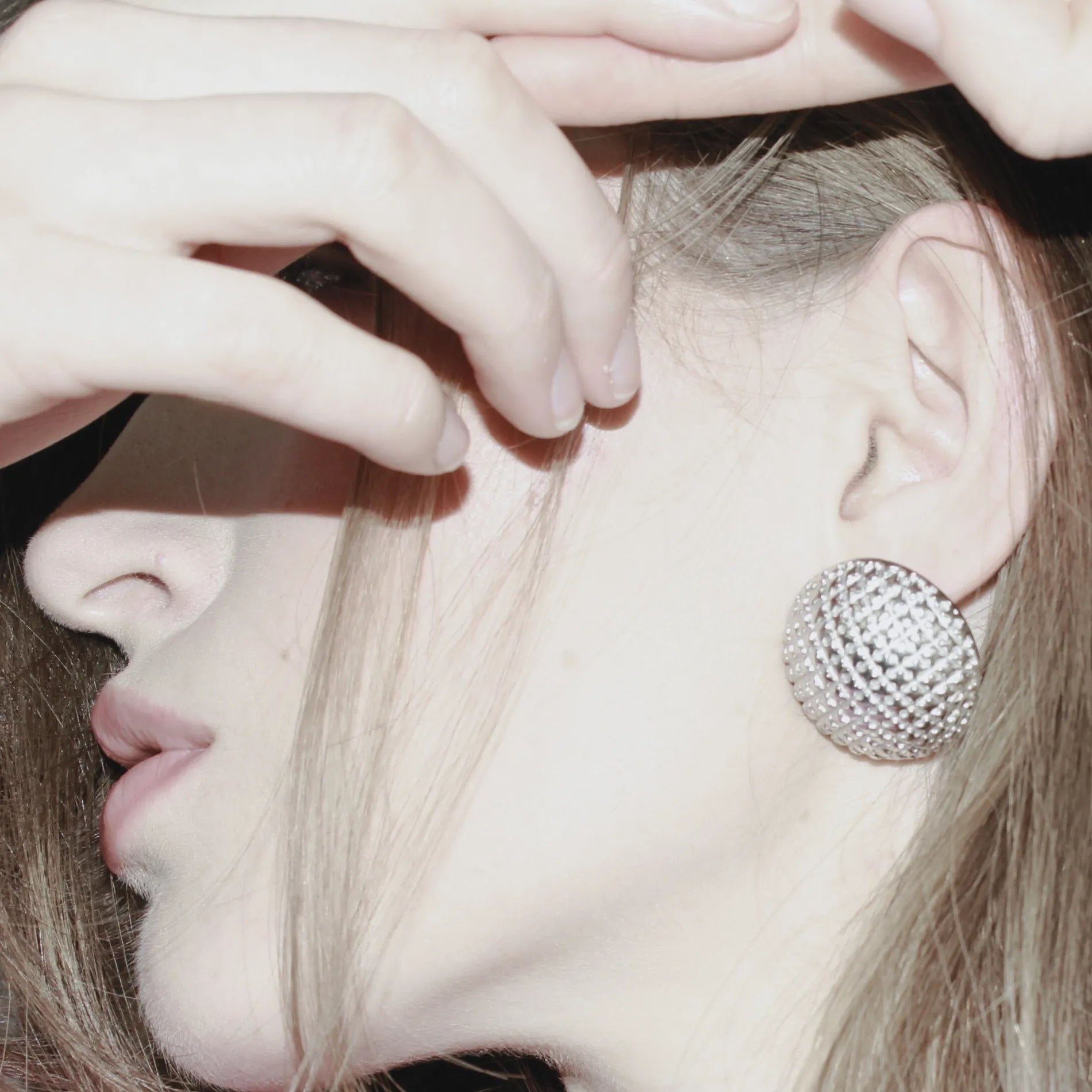 Courage Waterproof to Ornament Statement Earring Silver Plating, Dansk Copenhagen