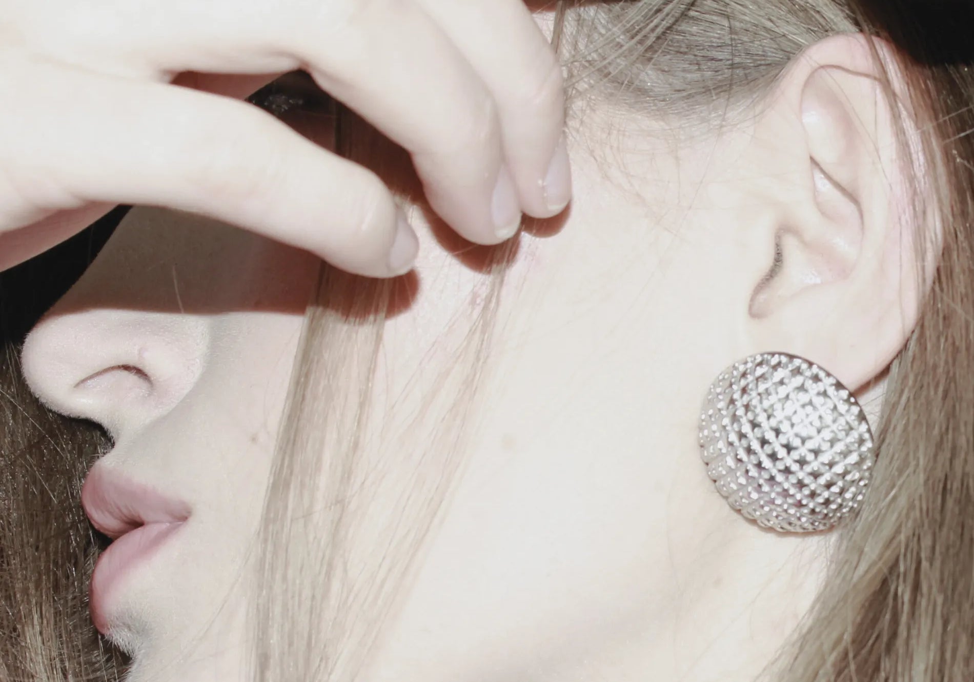 Courage Waterproof to Ornament Statement Earring Silver Plating, Dansk Copenhagen
