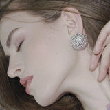Courage Waterproof to Ornament Statement Earring Silver Plating, Dansk Copenhagen