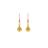 Passion  Waterproof Smooth Drop Earring 18K Gold Plating, Dansk Copenhagen