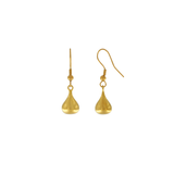 Passion  Waterproof Smooth Drop Earring 18K Gold Plating, Dansk Copenhagen