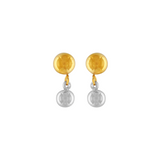 Passion Waterproof 2 Tone Classic Mini Ball Earring Gold Plating, Dansk Copenhagen