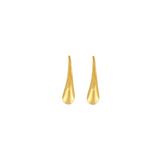 Passion Waterproof Smooth Drop Post Earring 18K Gold Plating, Dansk Copenhagen