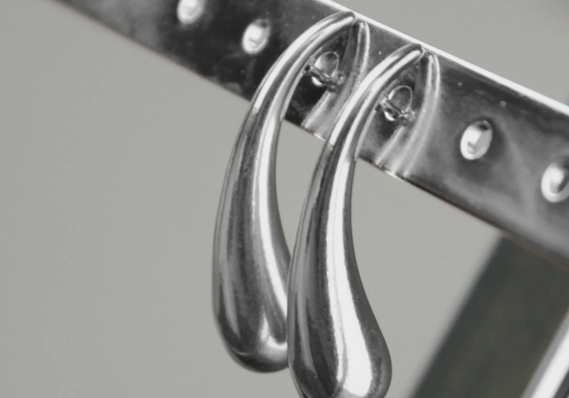 Passion Waterproof Boucle d'Oreille Pendante Lisse Plaqué Argent, Dansk Copenhagen